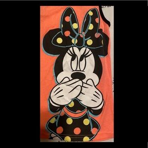 Girls vintage Disney Minnie Mouse tank top shirt Sz xl